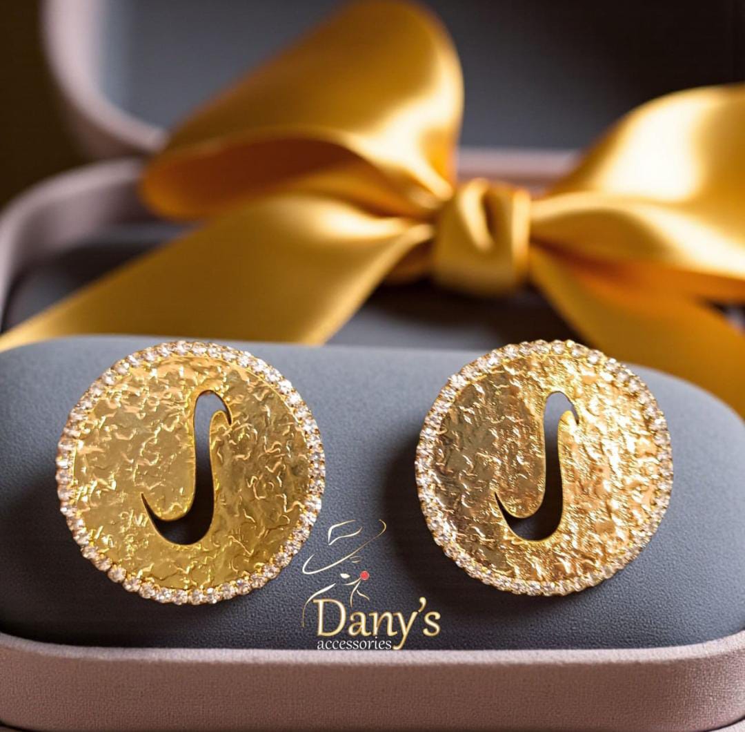 Earring Copper Gold Plated